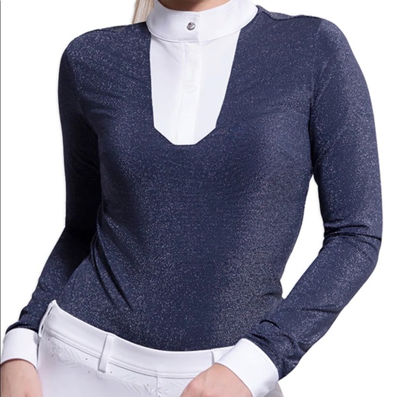 Samshield Tops - Samshield Faustine navy lurex S SOLDOUT EVERYWHERE